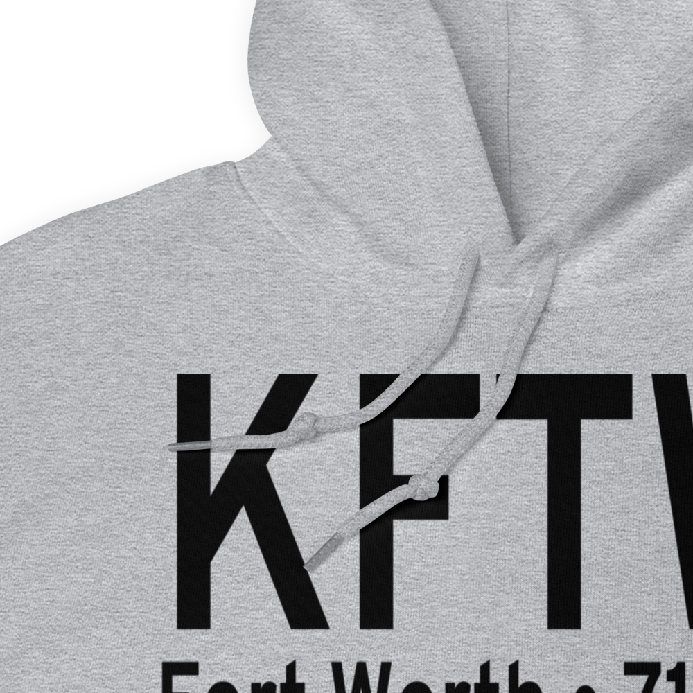 Fort Worth Meacham International Airport (KFTW) ICAO Hoodie Sweatshirt 