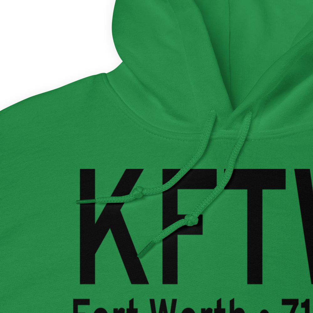 Fort Worth Meacham International Airport (KFTW) ICAO Hoodie Sweatshirt 