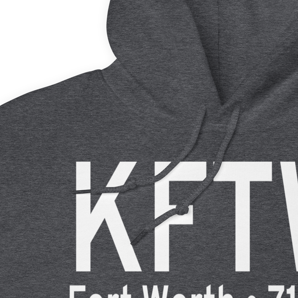 Fort Worth Meacham International Airport (KFTW) ICAO Hoodie Sweatshirt 