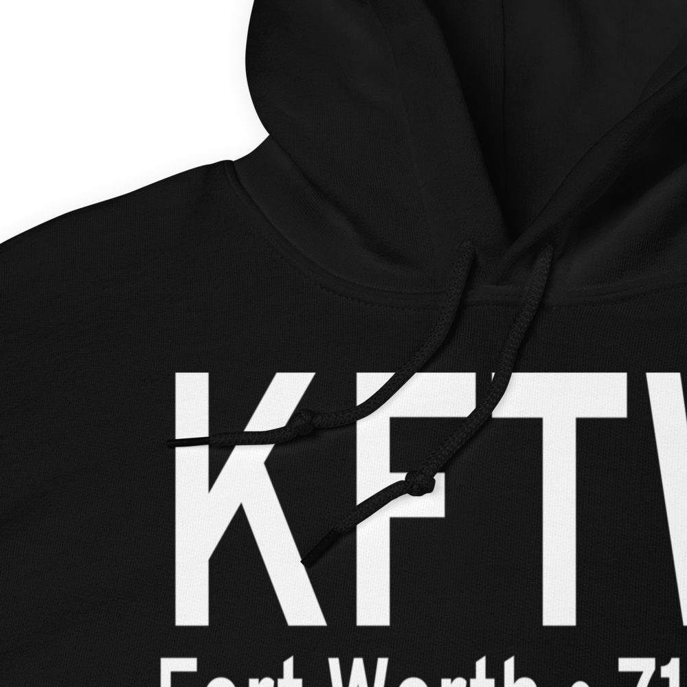 Fort Worth Meacham International Airport (KFTW) ICAO Hoodie Sweatshirt 