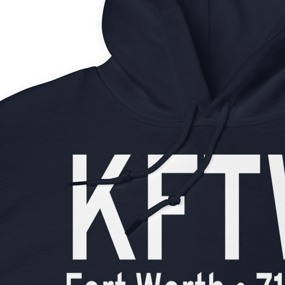 Fort Worth Meacham International Airport (KFTW) ICAO Hoodie Sweatshirt 