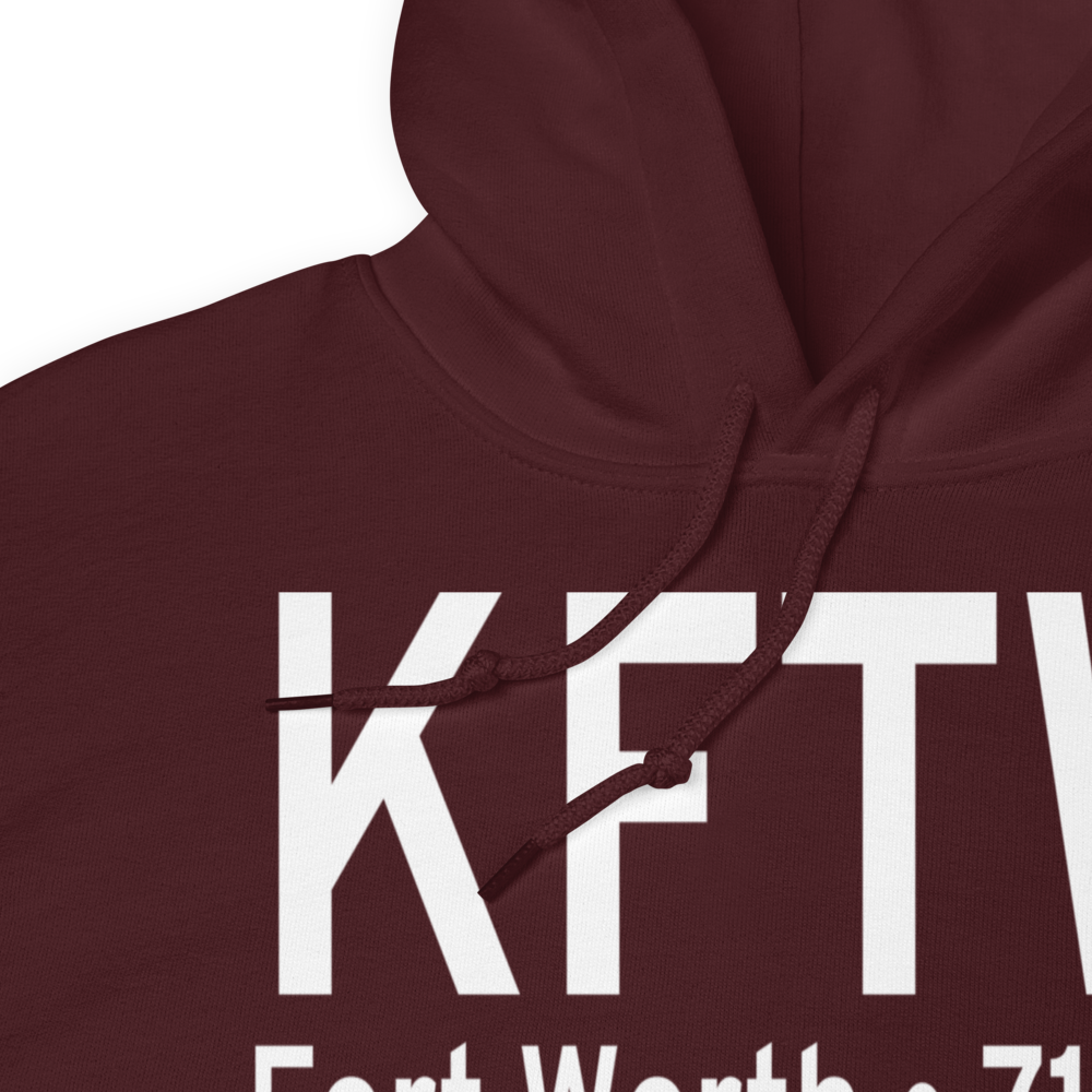 Fort Worth Meacham International Airport (KFTW) ICAO Hoodie Sweatshirt 