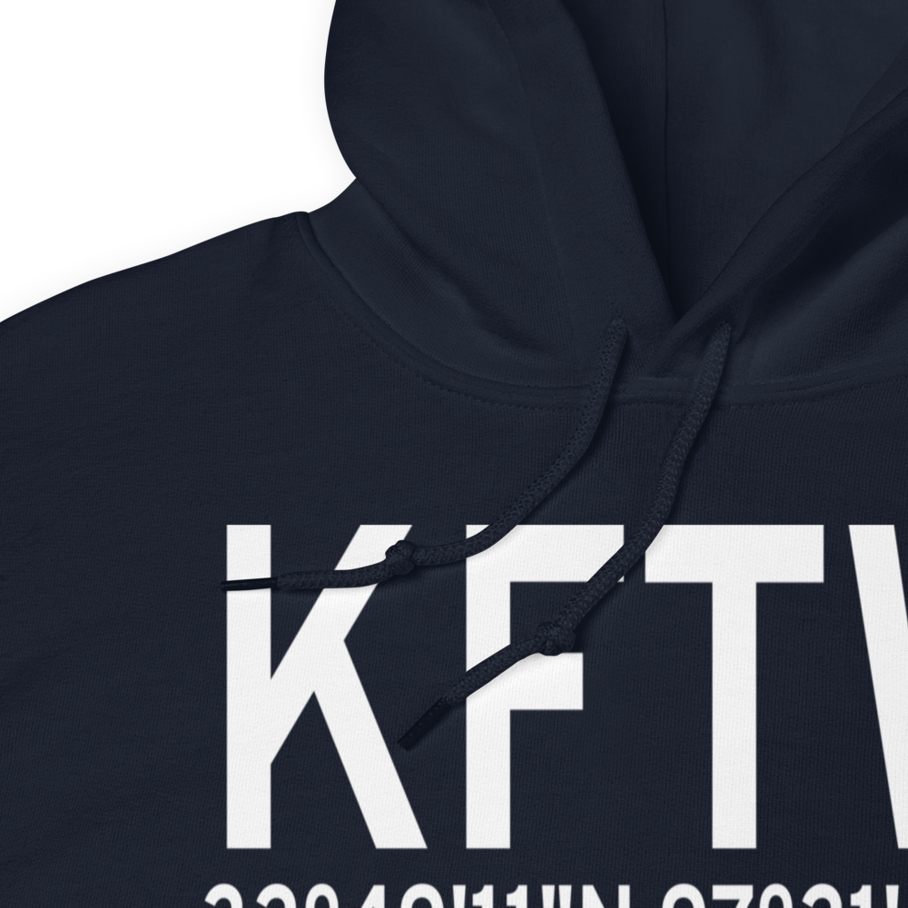 Fort Worth Meacham International Airport (KFTW) ICAO Hoodie Sweatshirt 