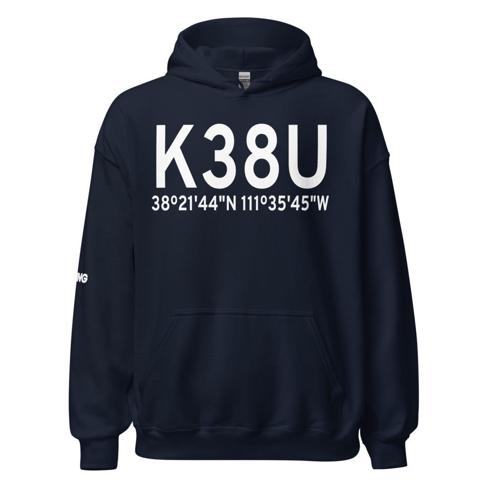 Wayne Wonderland Airport (K38U) ICAO Hoodie Sweatshirt 