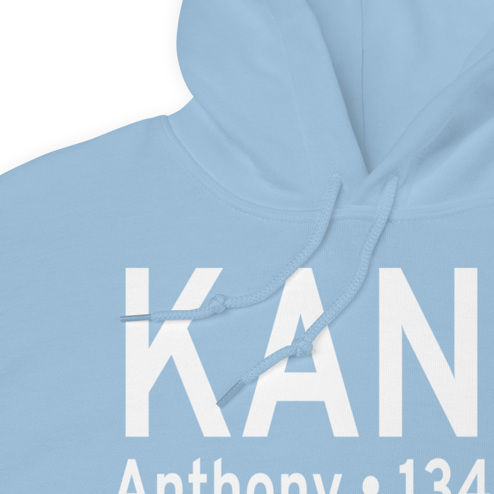 Anthony Municipal Airport (KANY) ICAO Hoodie Sweatshirt 