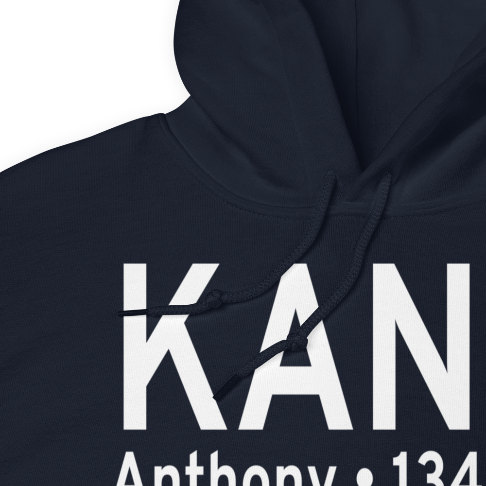Anthony Municipal Airport (KANY) ICAO Hoodie Sweatshirt 