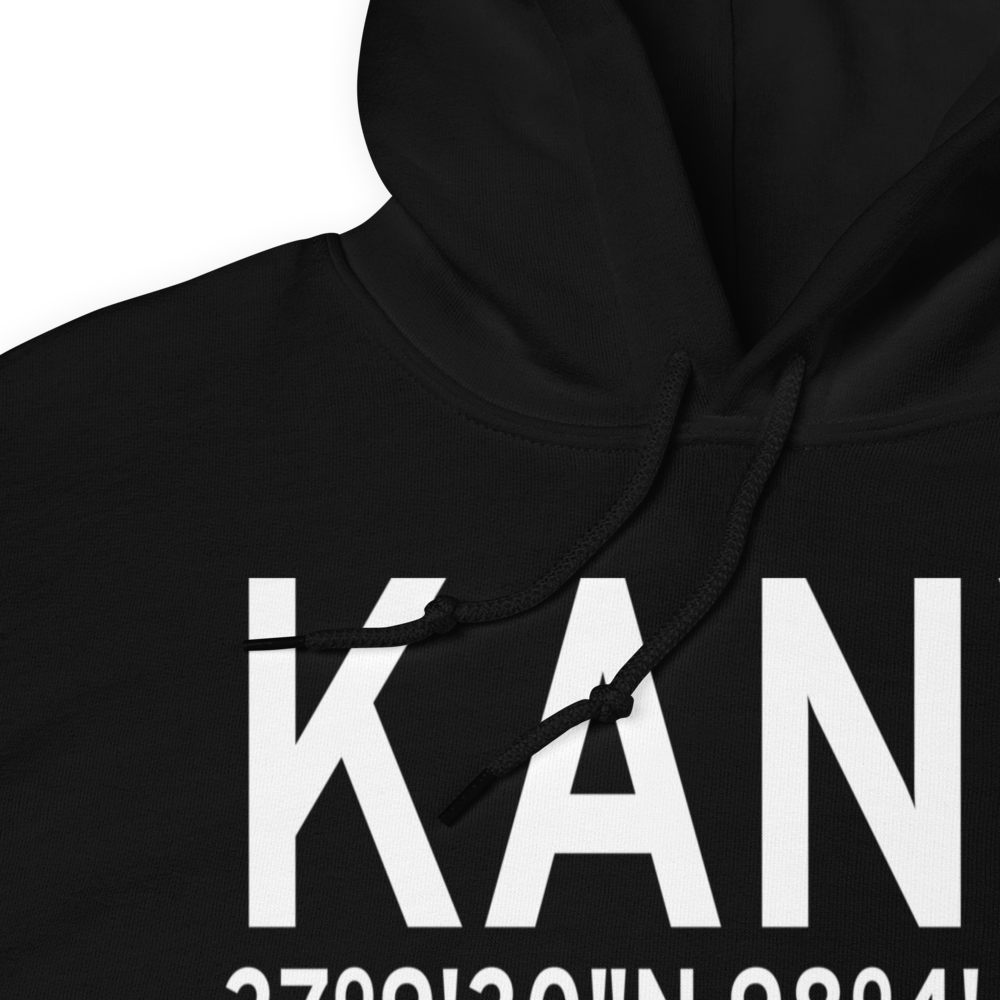 Anthony Municipal Airport (KANY) ICAO Hoodie Sweatshirt 