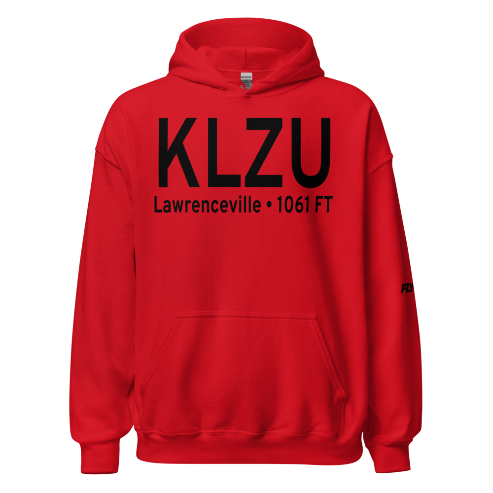 Gwinnett County Briscoe Field (KLZU) ICAO Hoodie Sweatshirt 