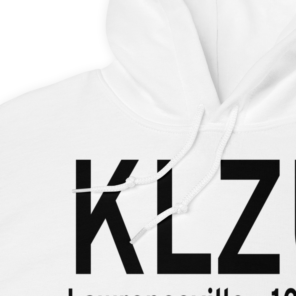 Gwinnett County Briscoe Field (KLZU) ICAO Hoodie Sweatshirt 