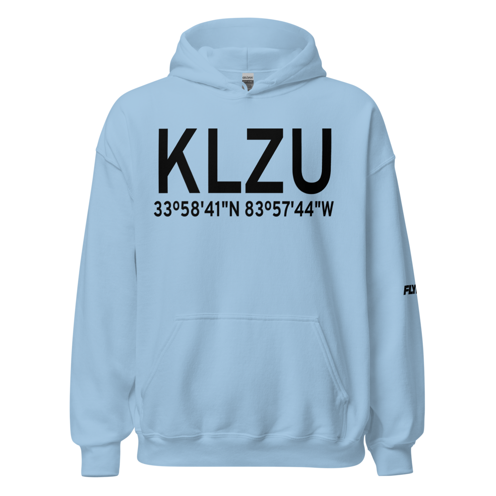 Gwinnett County Briscoe Field (KLZU) ICAO Hoodie Sweatshirt 