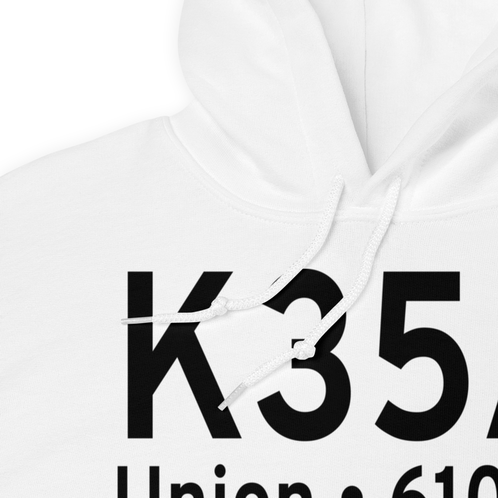 Union County, Troy Shelton Field (K35A) ICAO Hoodie Sweatshirt 