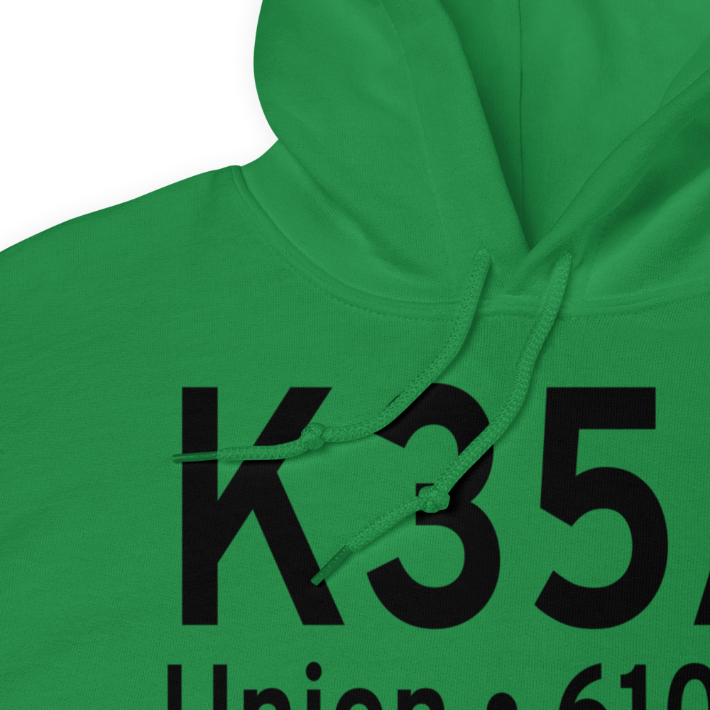Union County, Troy Shelton Field (K35A) ICAO Hoodie Sweatshirt 