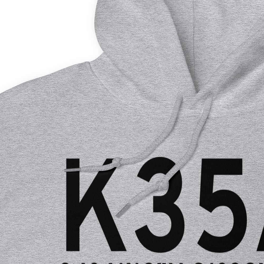 Union County, Troy Shelton Field (K35A) ICAO Hoodie Sweatshirt 