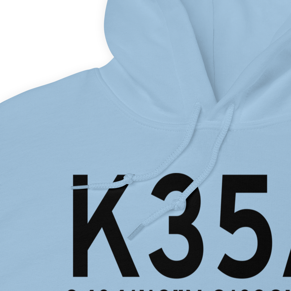 Union County, Troy Shelton Field (K35A) ICAO Hoodie Sweatshirt 