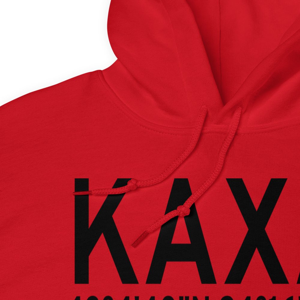 Algona Municipal Airport (KAXA) ICAO Hoodie Sweatshirt 