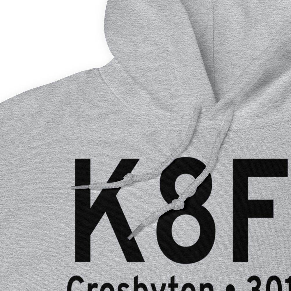 Crosbyton Municipal Airport (K8F3) ICAO Hoodie Sweatshirt 