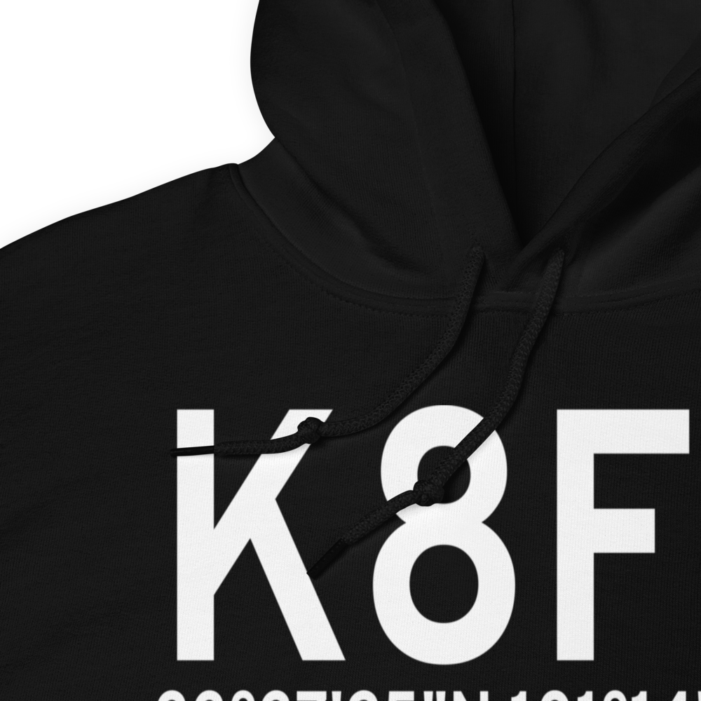Crosbyton Municipal Airport (K8F3) ICAO Hoodie Sweatshirt 