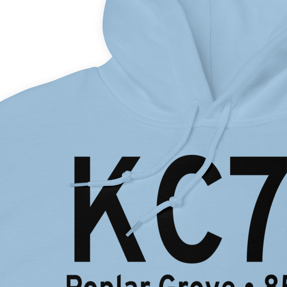 Poplar Grove Airport (KC77) ICAO Hoodie Sweatshirt 