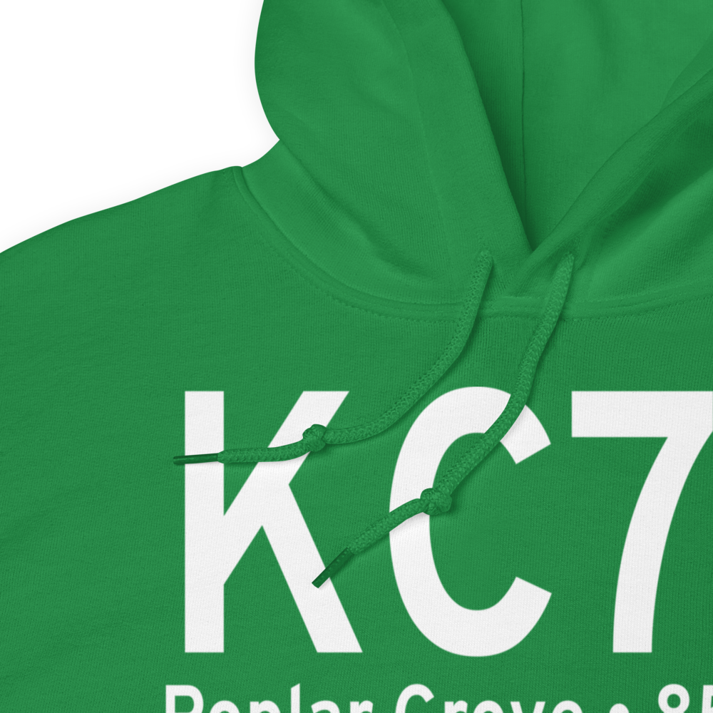 Poplar Grove Airport (KC77) ICAO Hoodie Sweatshirt 