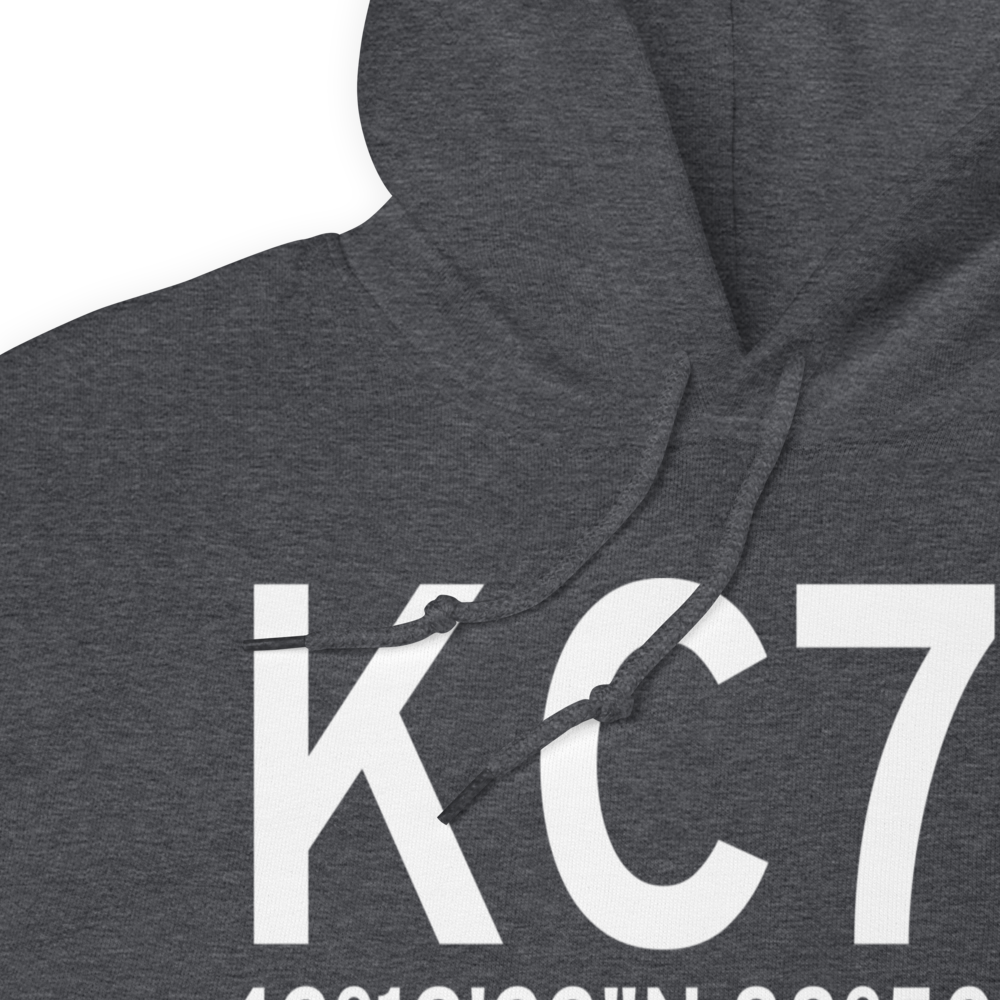 Poplar Grove Airport (KC77) ICAO Hoodie Sweatshirt 