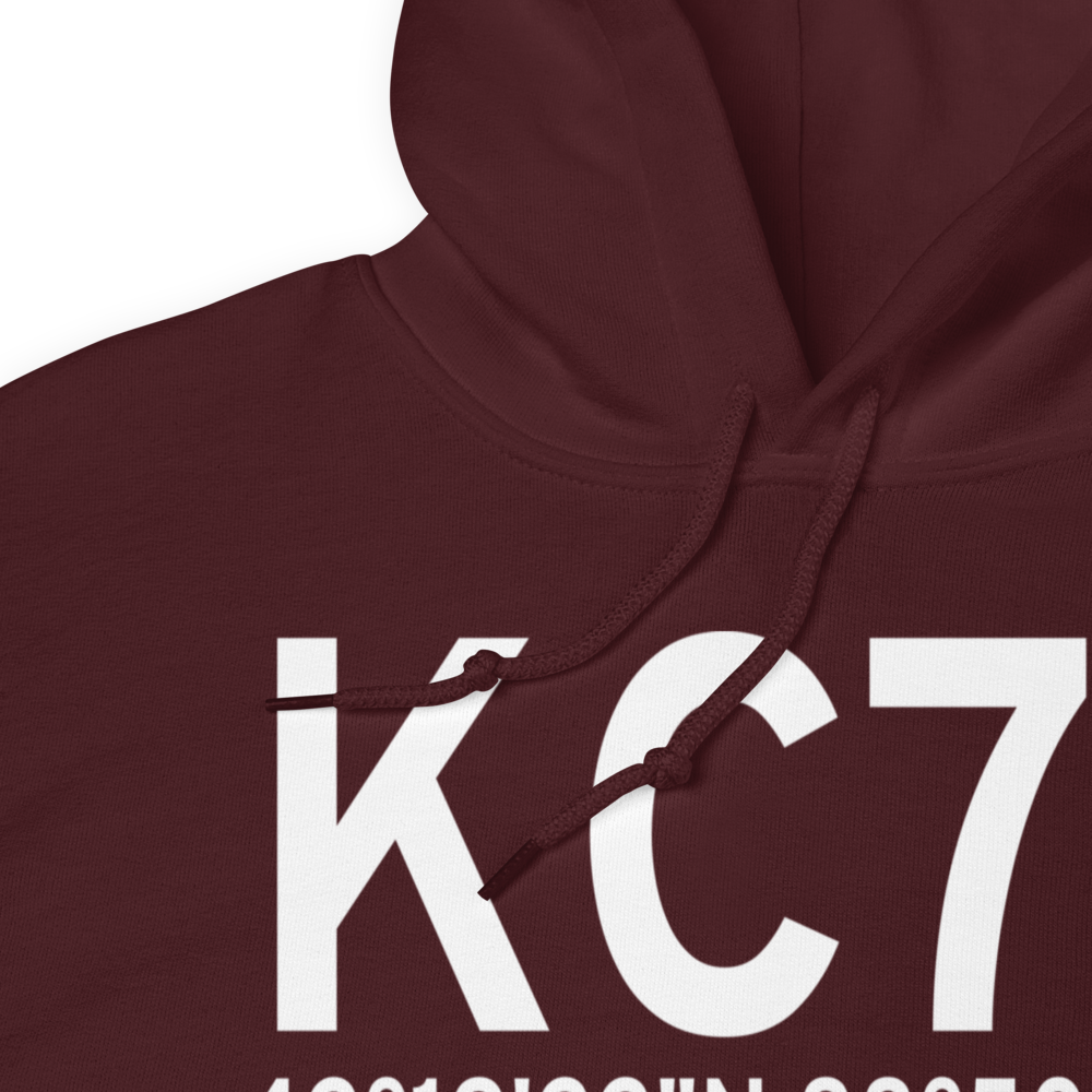 Poplar Grove Airport (KC77) ICAO Hoodie Sweatshirt 