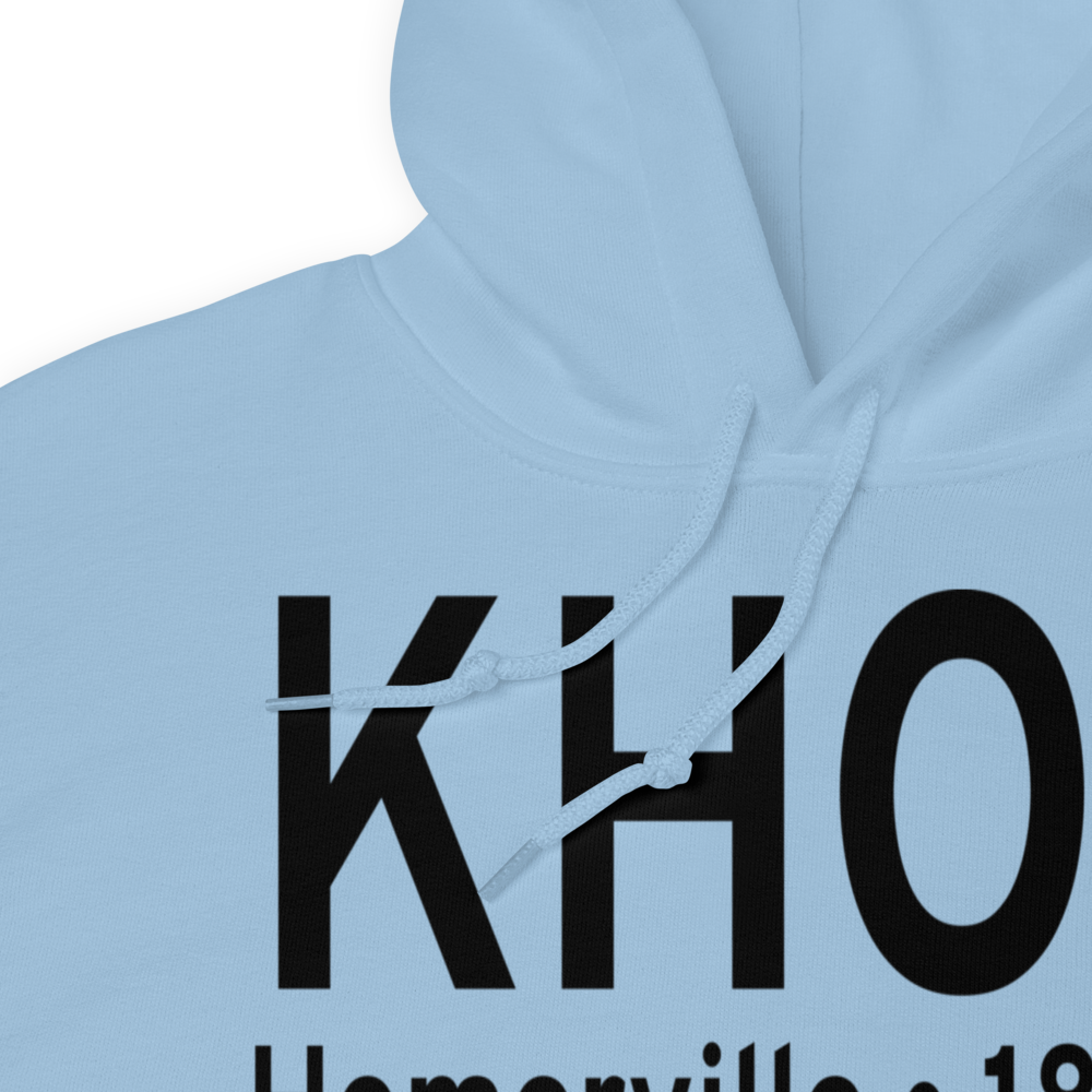 Homerville Airport (KHOE) ICAO Hoodie Sweatshirt 