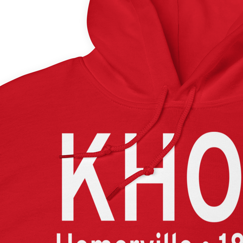 Homerville Airport (KHOE) ICAO Hoodie Sweatshirt 