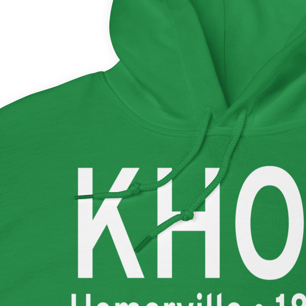 Homerville Airport (KHOE) ICAO Hoodie Sweatshirt 