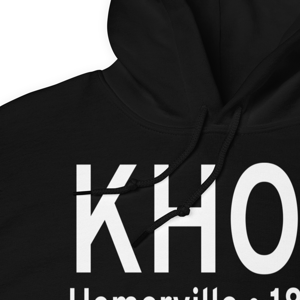 Homerville Airport (KHOE) ICAO Hoodie Sweatshirt 