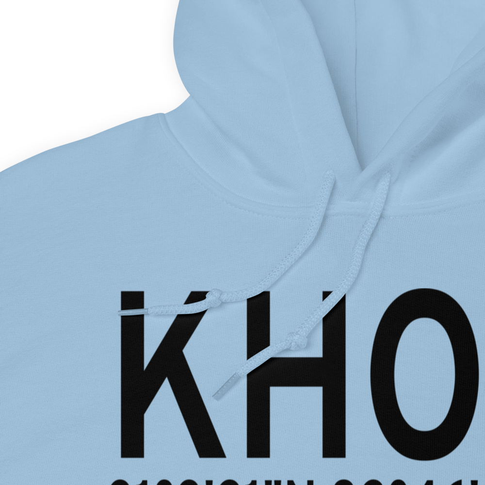 Homerville Airport (KHOE) ICAO Hoodie Sweatshirt 