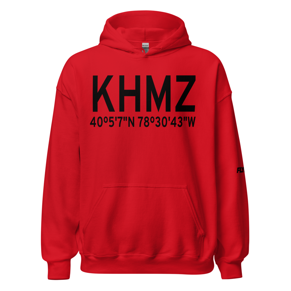 Bedford County Airport (KHMZ) ICAO Hoodie Sweatshirt 