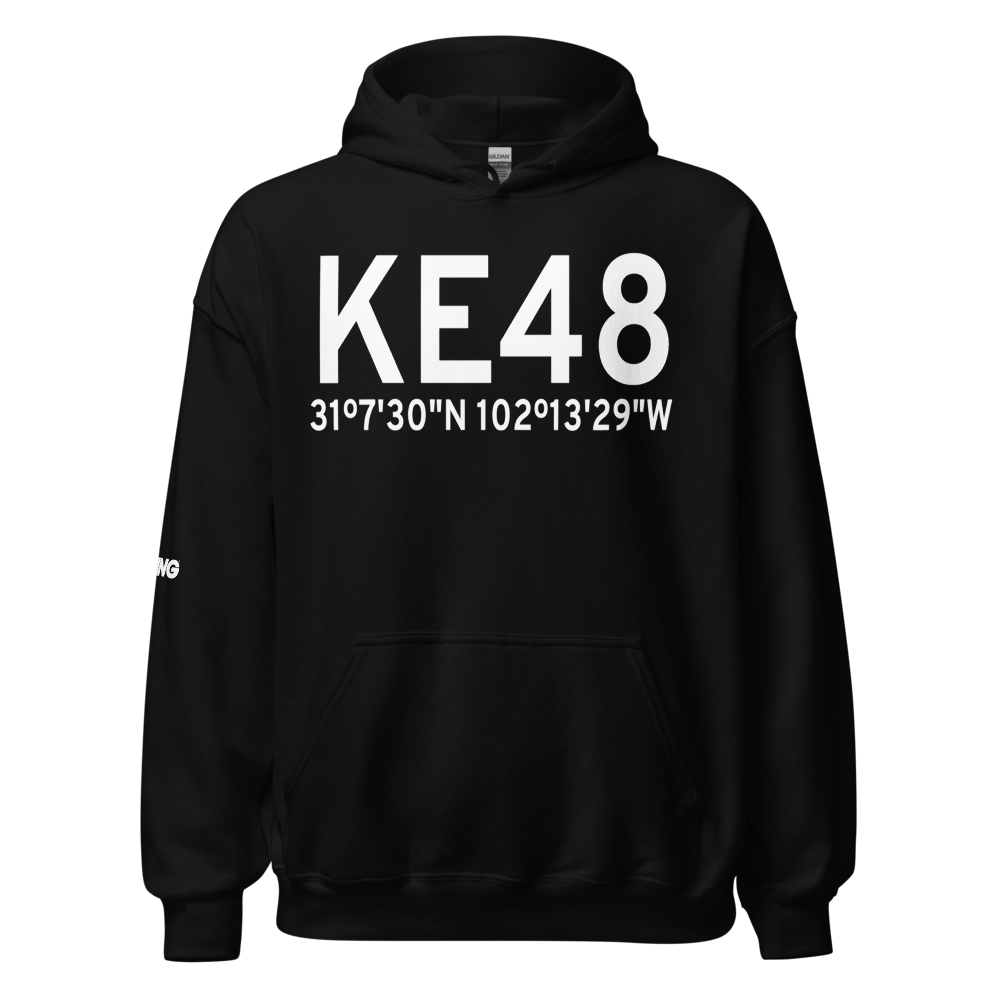 Upton County Airport (KE48) ICAO Hoodie Sweatshirt 
