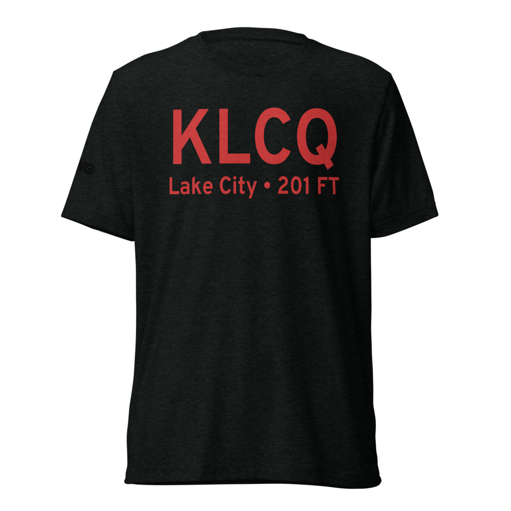 Lake City Gateway Airport (KLCQ) ICAO Tri-blend T-Shirt 