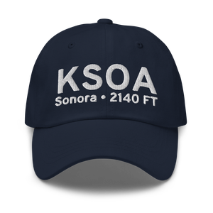 Sonora Municipal Airport (KSOA) ICAO Hat