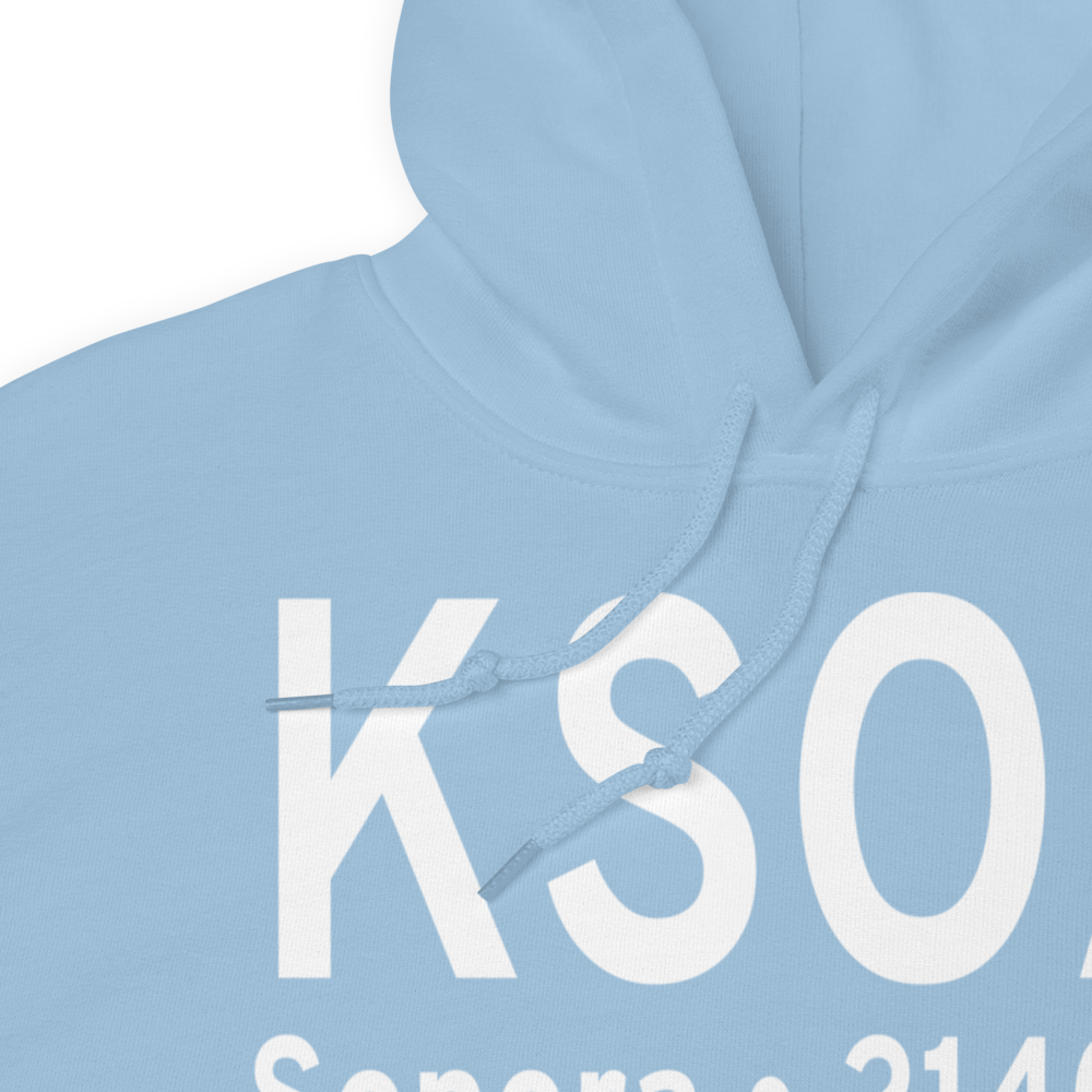 Sonora Municipal Airport (KSOA) ICAO Hoodie Sweatshirt 