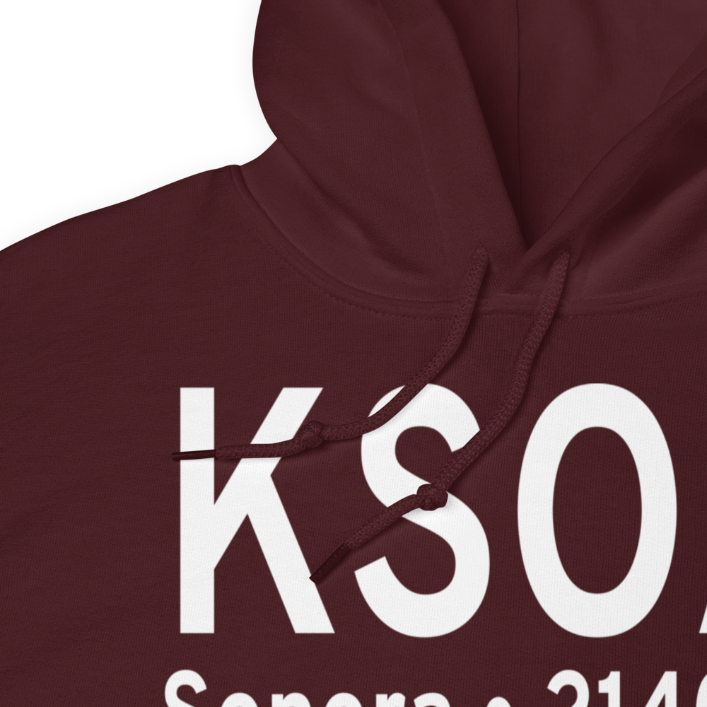 Sonora Municipal Airport (KSOA) ICAO Hoodie Sweatshirt 