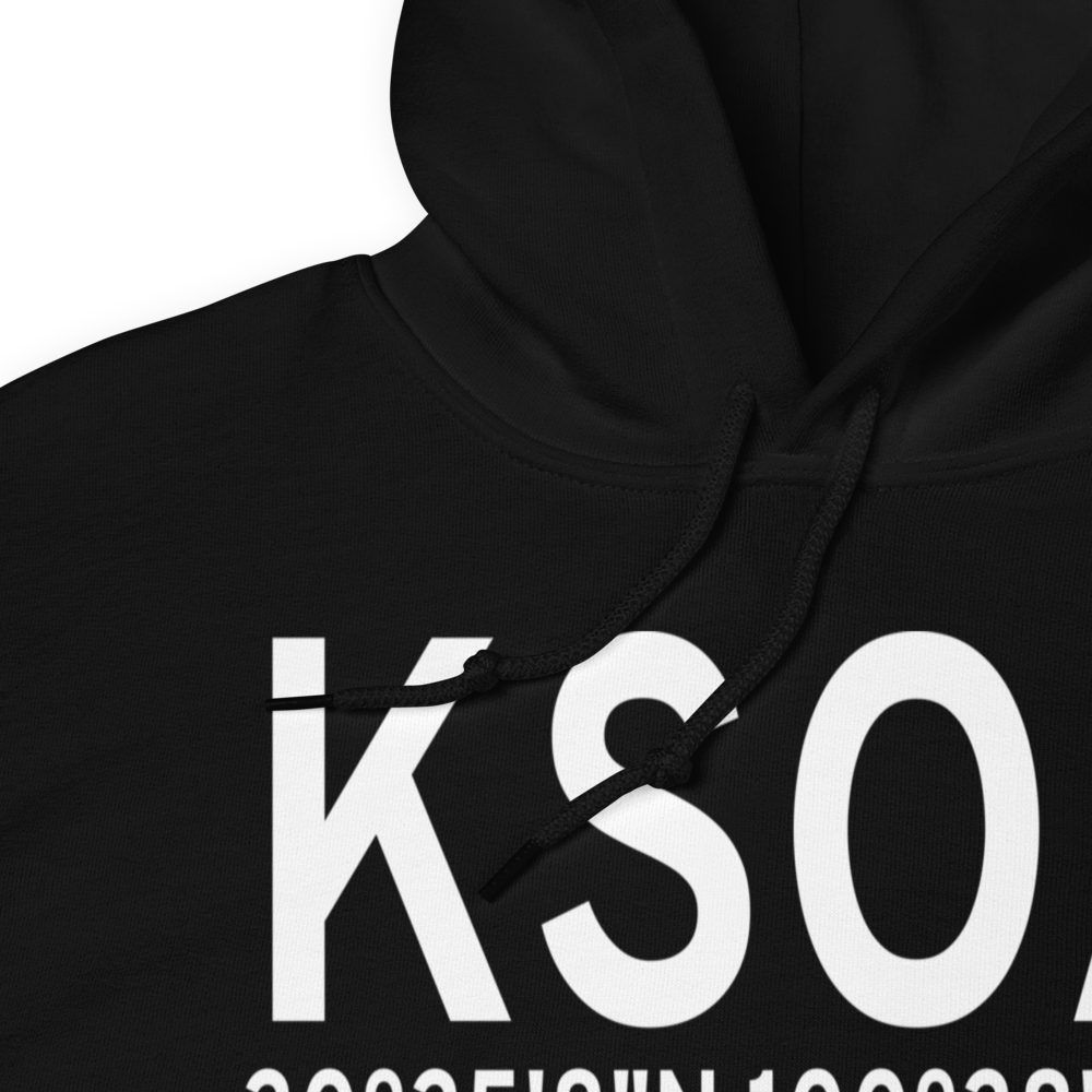 Sonora Municipal Airport (KSOA) ICAO Hoodie Sweatshirt 