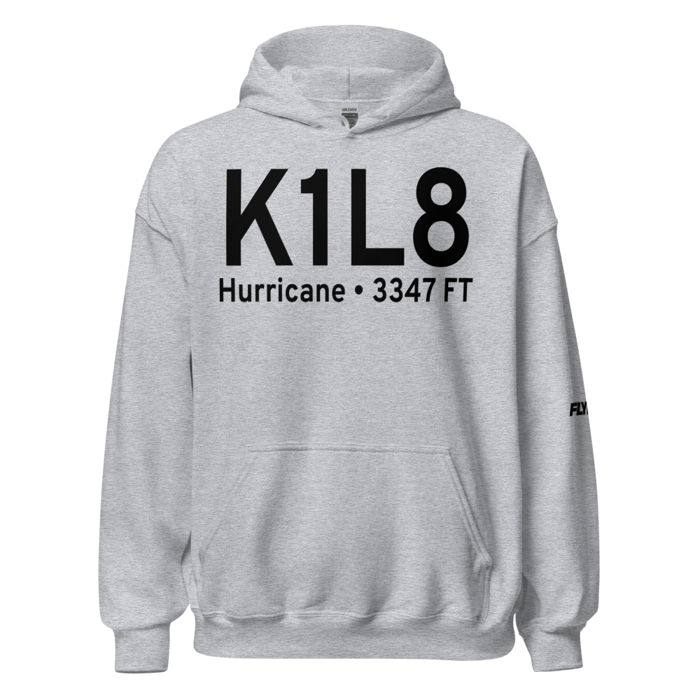 General Dick Stout Field (K1L8) ICAO Hoodie Sweatshirt 