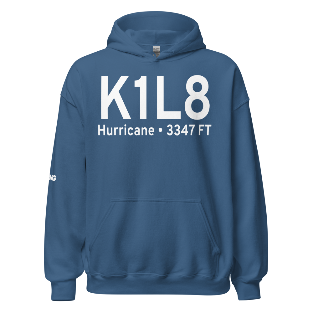 General Dick Stout Field (K1L8) ICAO Hoodie Sweatshirt 