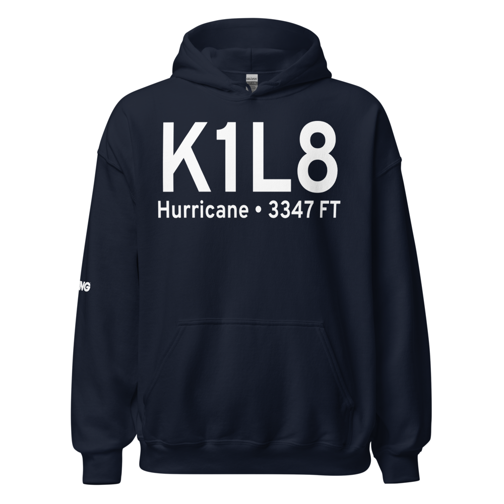 General Dick Stout Field (K1L8) ICAO Hoodie Sweatshirt 