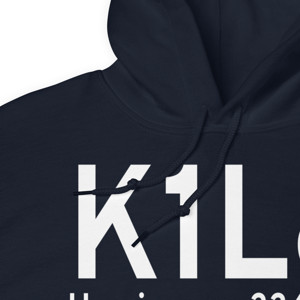 General Dick Stout Field (K1L8) ICAO Hoodie Sweatshirt 