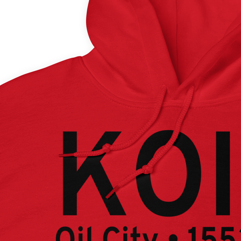 Splane Memorial Airport (KOIL) ICAO Hoodie Sweatshirt 