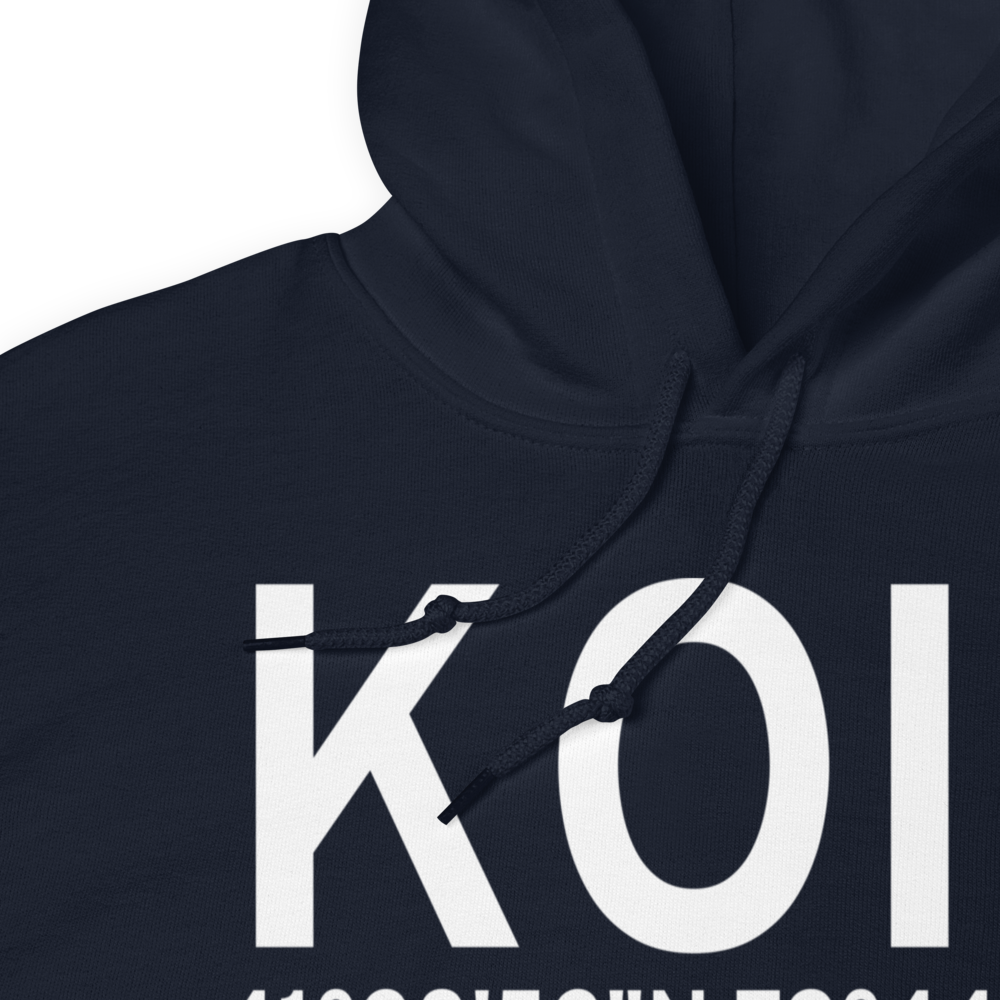 Splane Memorial Airport (KOIL) ICAO Hoodie Sweatshirt 