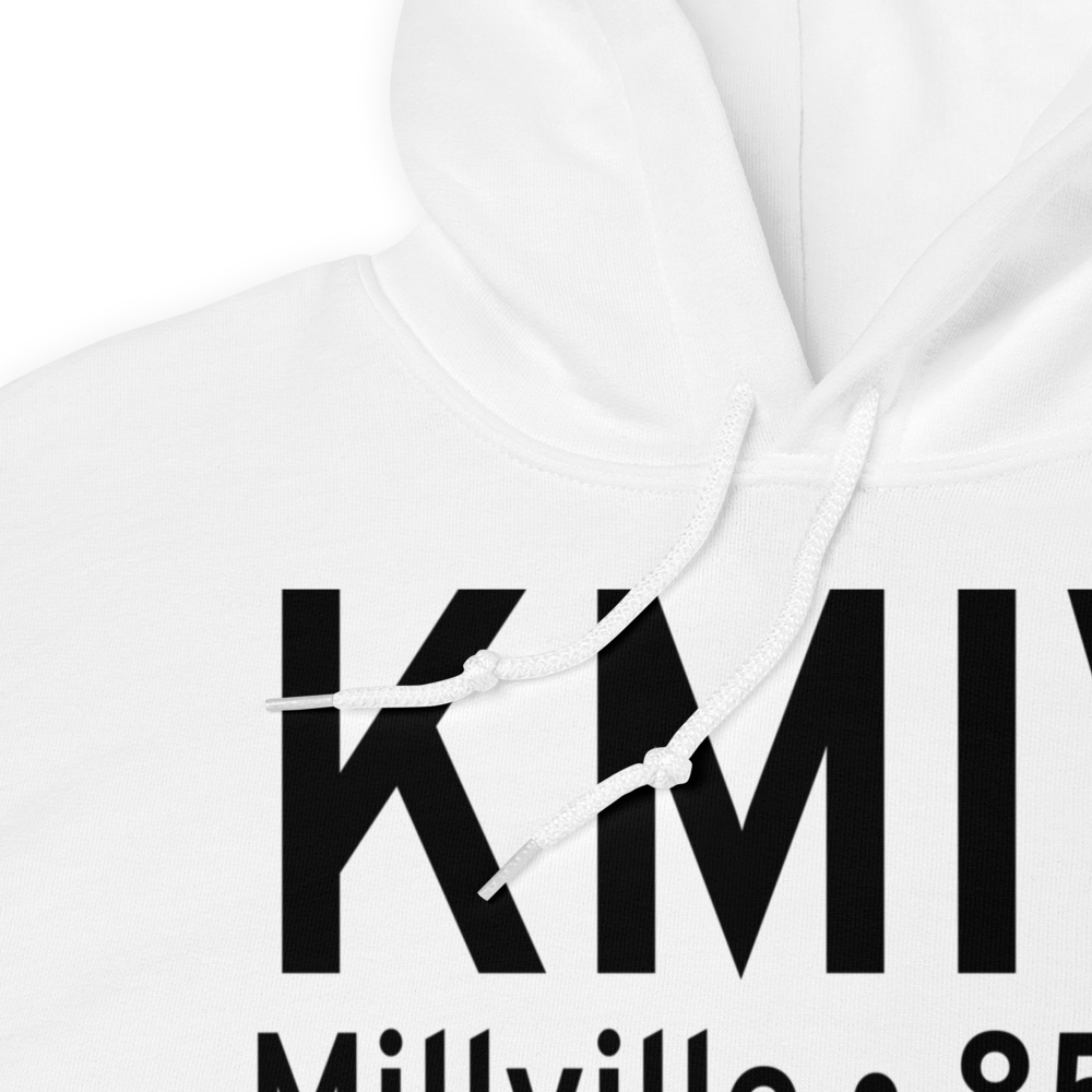 Millville Municipal Airport (KMIV) ICAO Hoodie Sweatshirt 