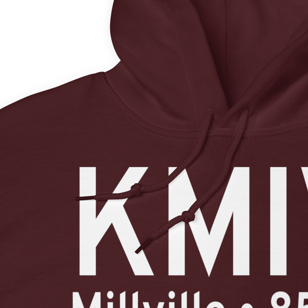 Millville Municipal Airport (KMIV) ICAO Hoodie Sweatshirt 