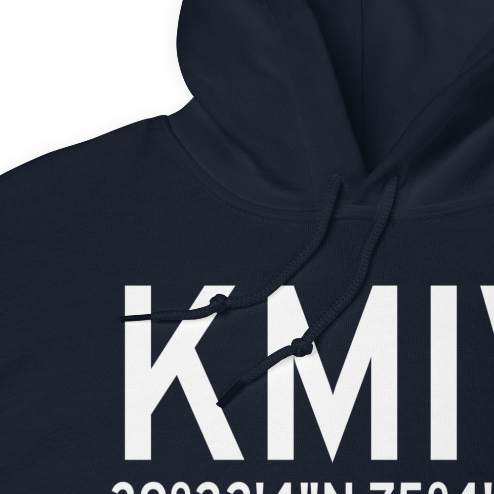 Millville Municipal Airport (KMIV) ICAO Hoodie Sweatshirt 