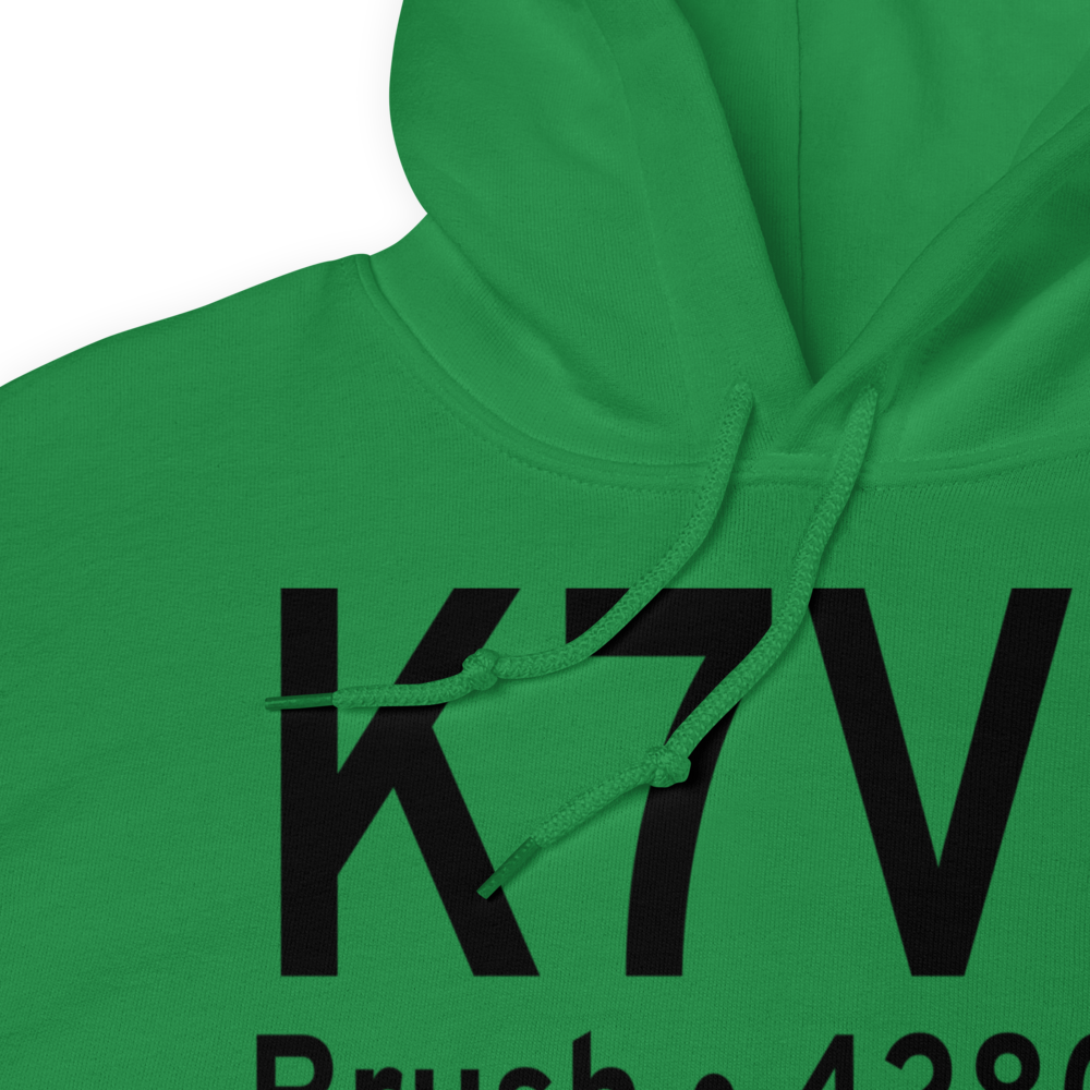 Brush Municipal Airport (K7V5) ICAO Hoodie Sweatshirt 