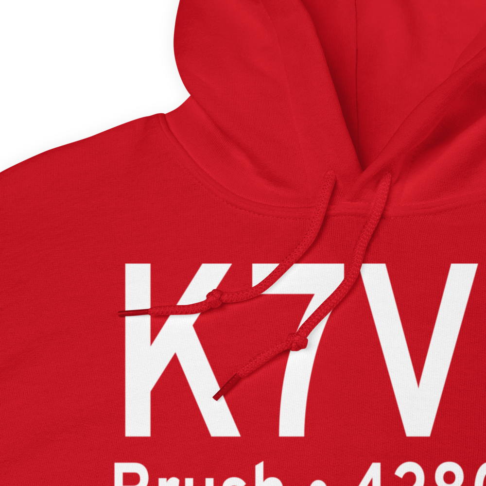 Brush Municipal Airport (K7V5) ICAO Hoodie Sweatshirt 