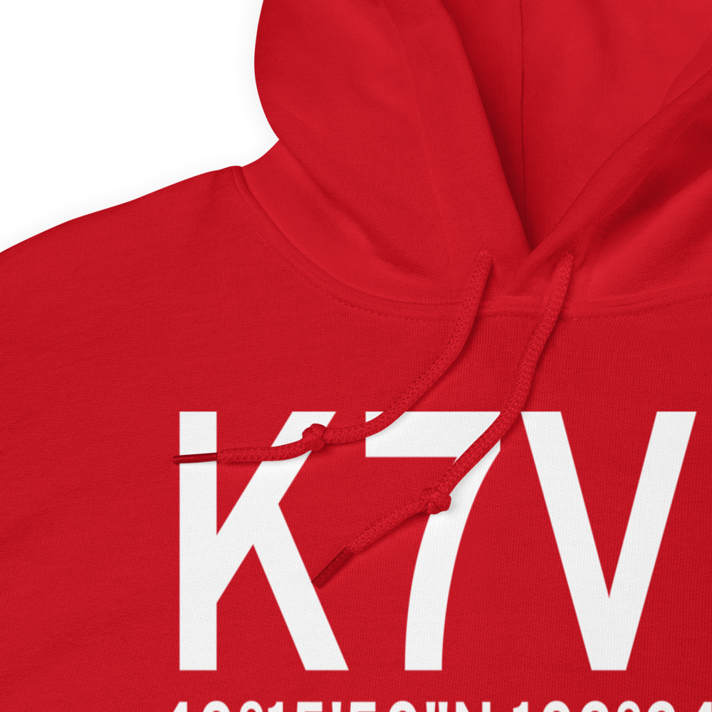 Brush Municipal Airport (K7V5) ICAO Hoodie Sweatshirt 