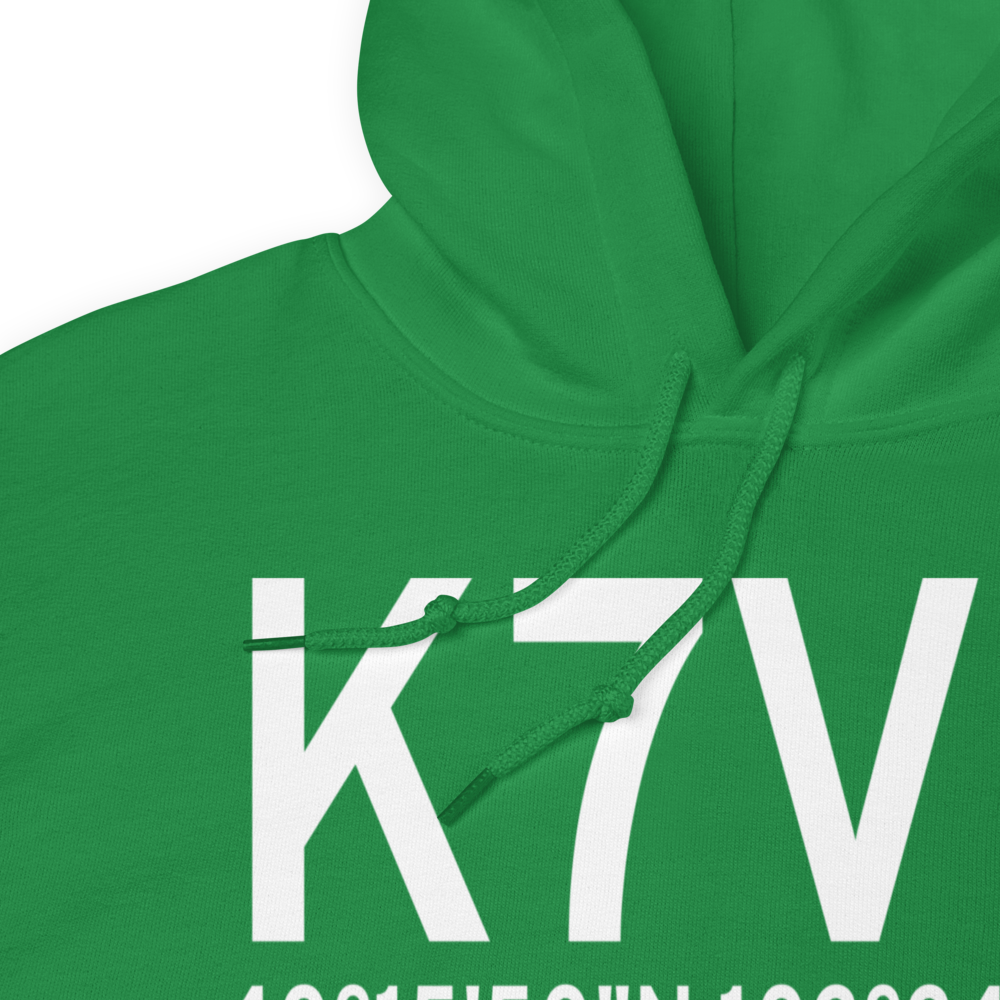 Brush Municipal Airport (K7V5) ICAO Hoodie Sweatshirt 